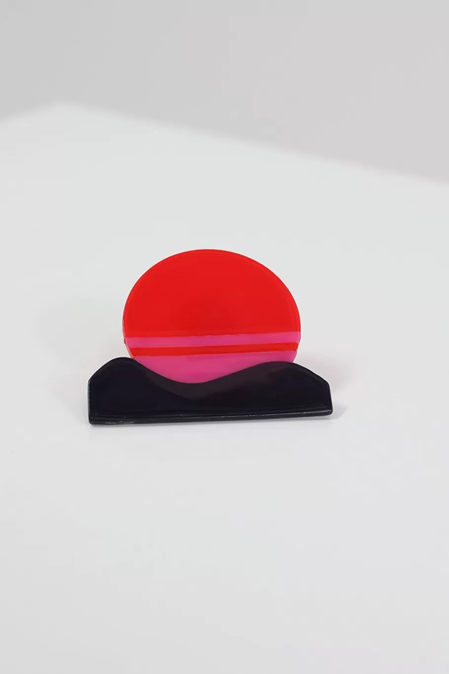 One Step Ceintures^Atole - Broche Capucine Forme Soleil Levant En Resine Couleur