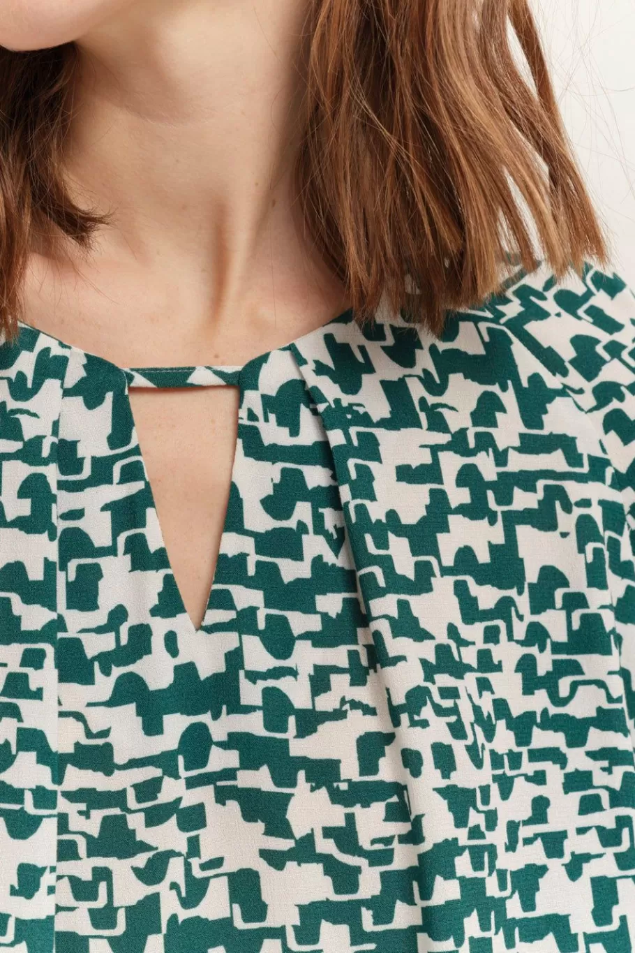 One Step Tops & Blouses^Colin - Blouse Ecrue A Imprime Ecorce Urbaine
