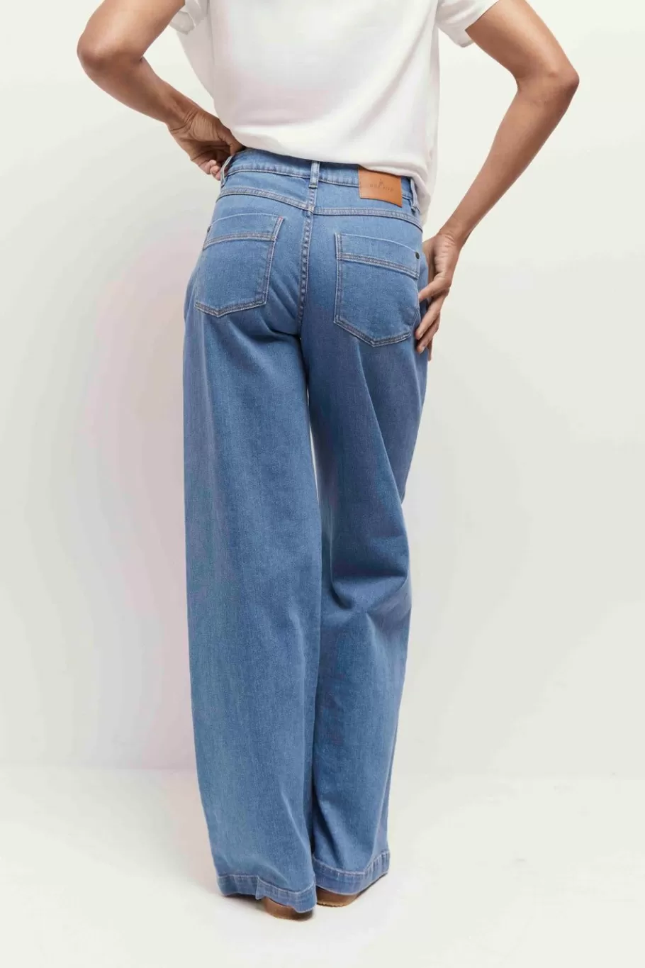 One Step Tops & Blouses^Corey - Top Ecru Lenzing Ecovero Forme Cache-Coeur
