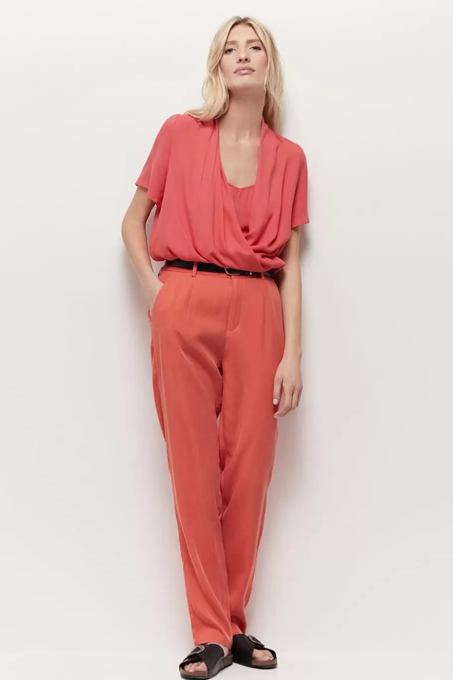 One Step Tops & Blouses^Corey - Top Hibiscus Lenzing Ecovero Forme Cache-Coeur