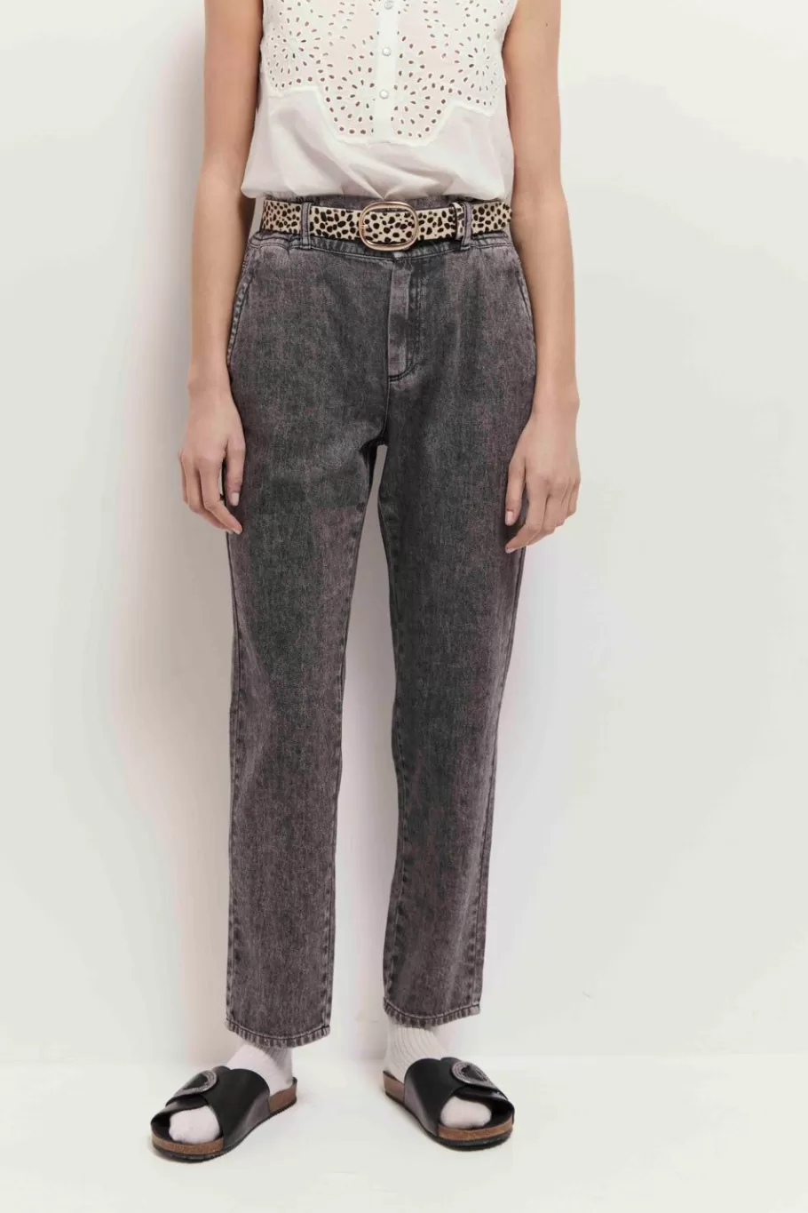 One Step Denims & Pantalons^Le Thylane - Jean Chino Opale Grey