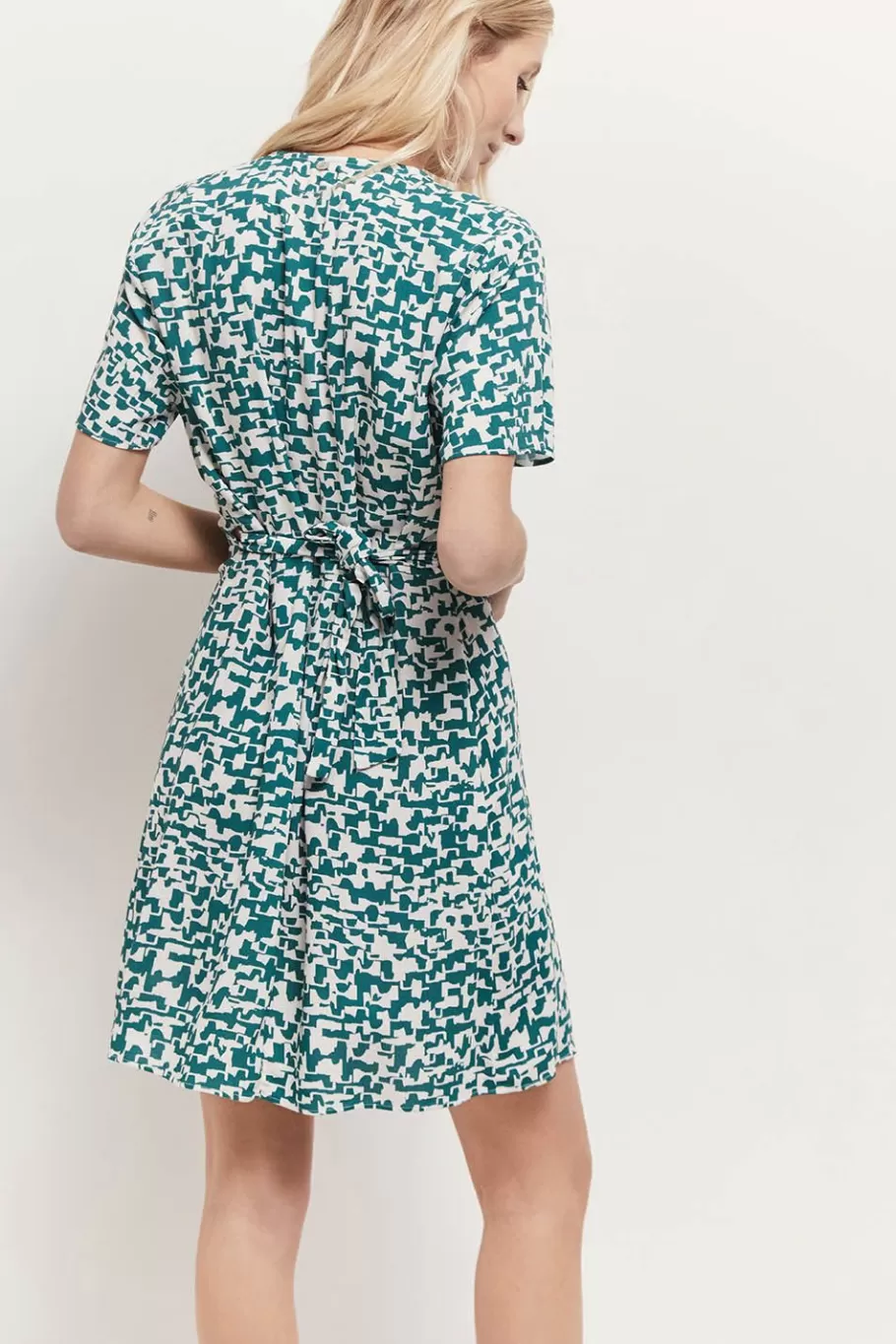 One Step Robes & Combinaisons^Radny - Robe Ecrue A Imprime Ecorce Urbaine
