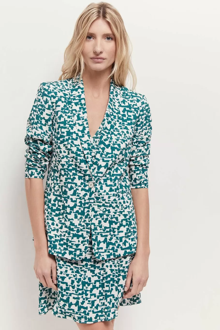 One Step Robes & Combinaisons^Radny - Robe Ecrue A Imprime Ecorce Urbaine