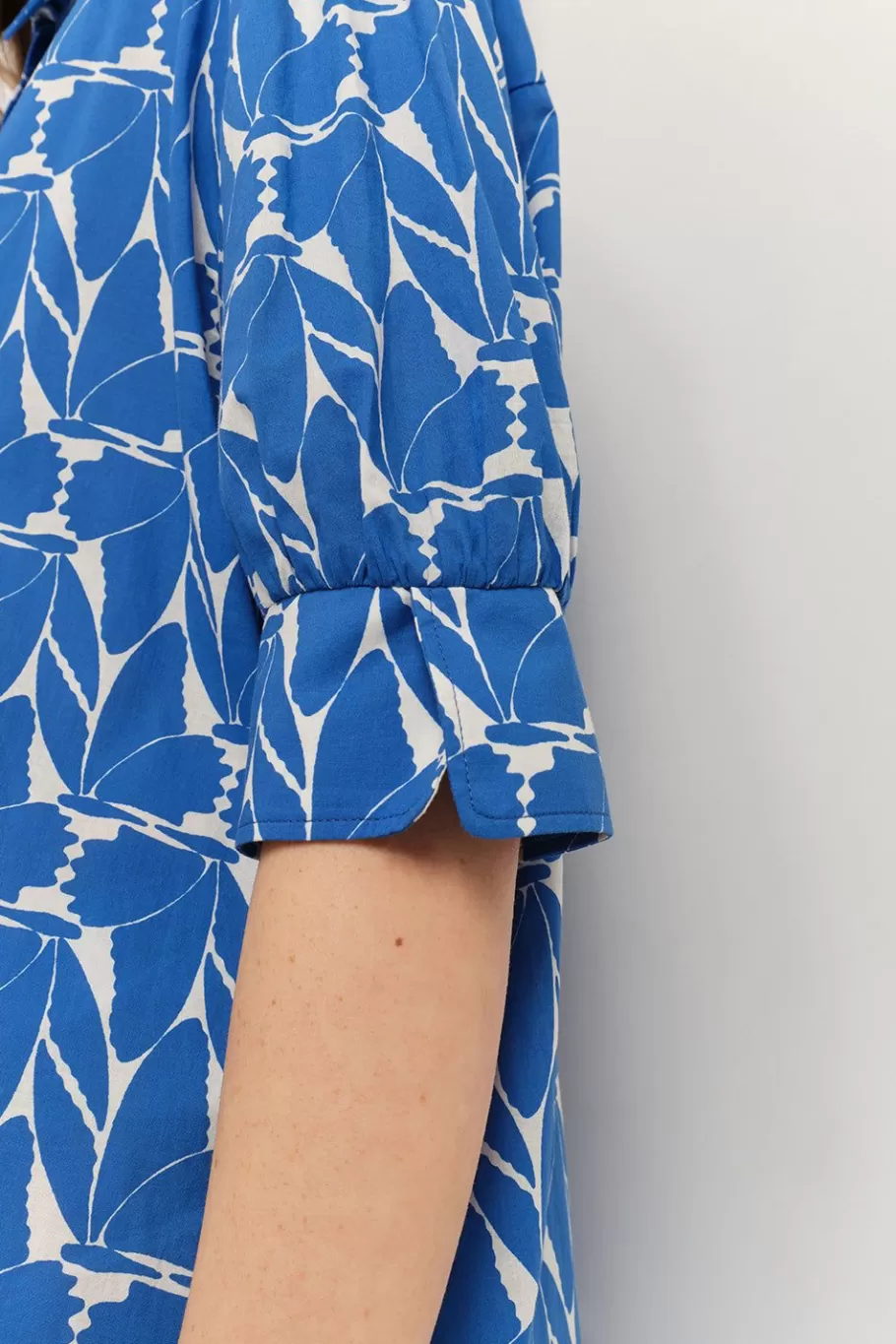 One Step Robes & Combinaisons^Reach - Robe Chemise Santorin Blue A Imprime Papillon D'Azur