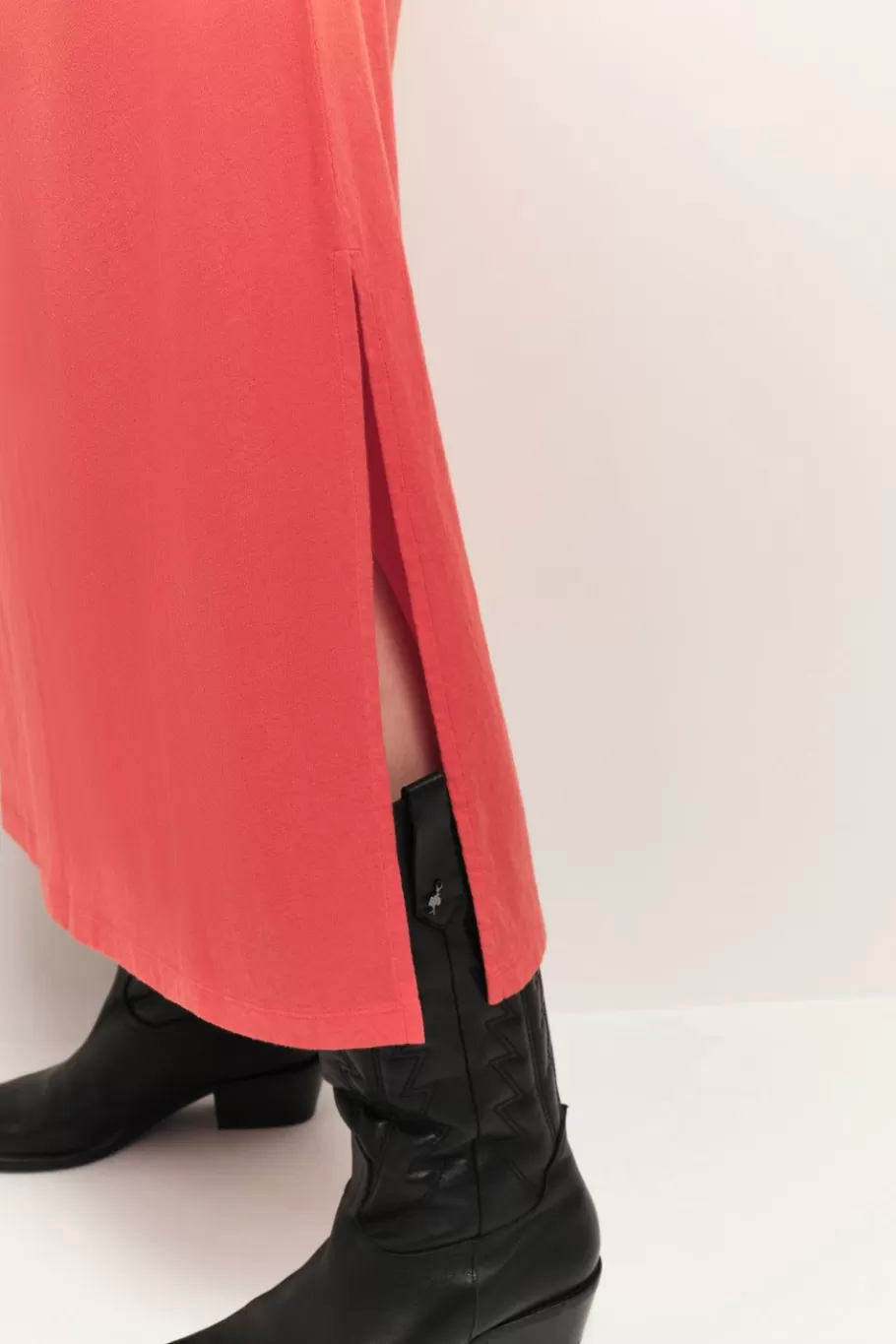 One Step Robes & Combinaisons^Rivo - Robe Longue Corail Maille Effet Deep Dye